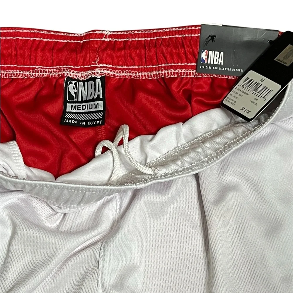 Official NBA Basketball White & Black Short Size: Medium